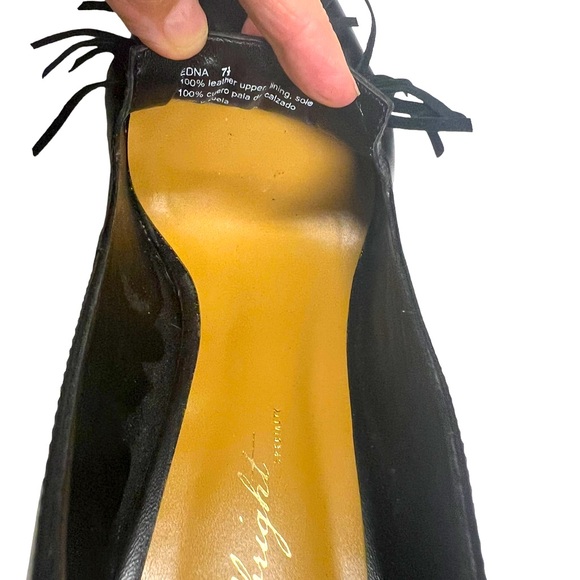 Miss Albright for Anthropology  shoes in beautiful black leather 7.5 fringe - Picture 6 of 8